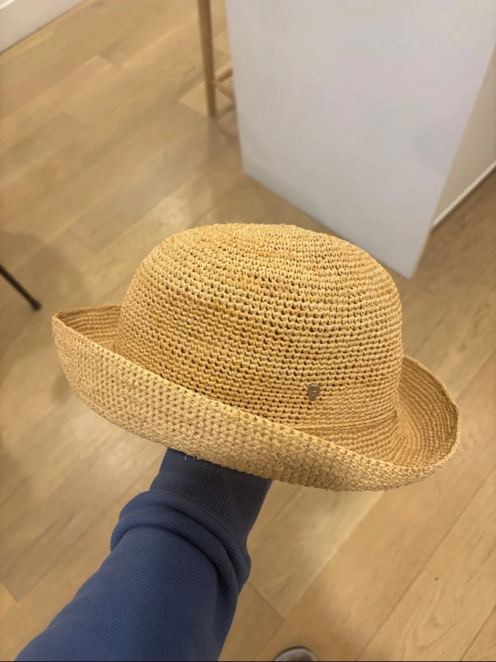 Helen Kaminski Natural Crochet Bowler Sun Hat